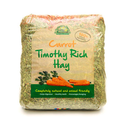 Timothy Rich Hay with Carrots